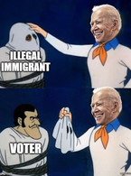 Illegal immigrant > voter - Joe Biden - poza demo