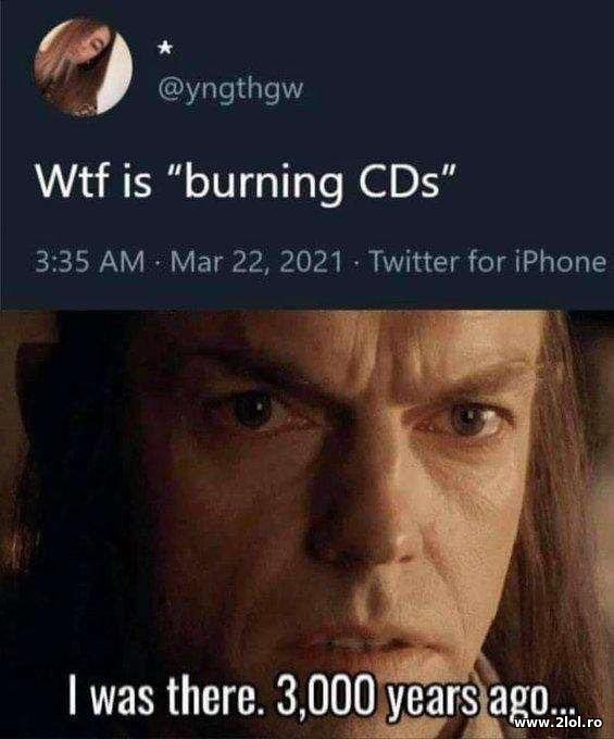 WTF is burning CDs poze haioase